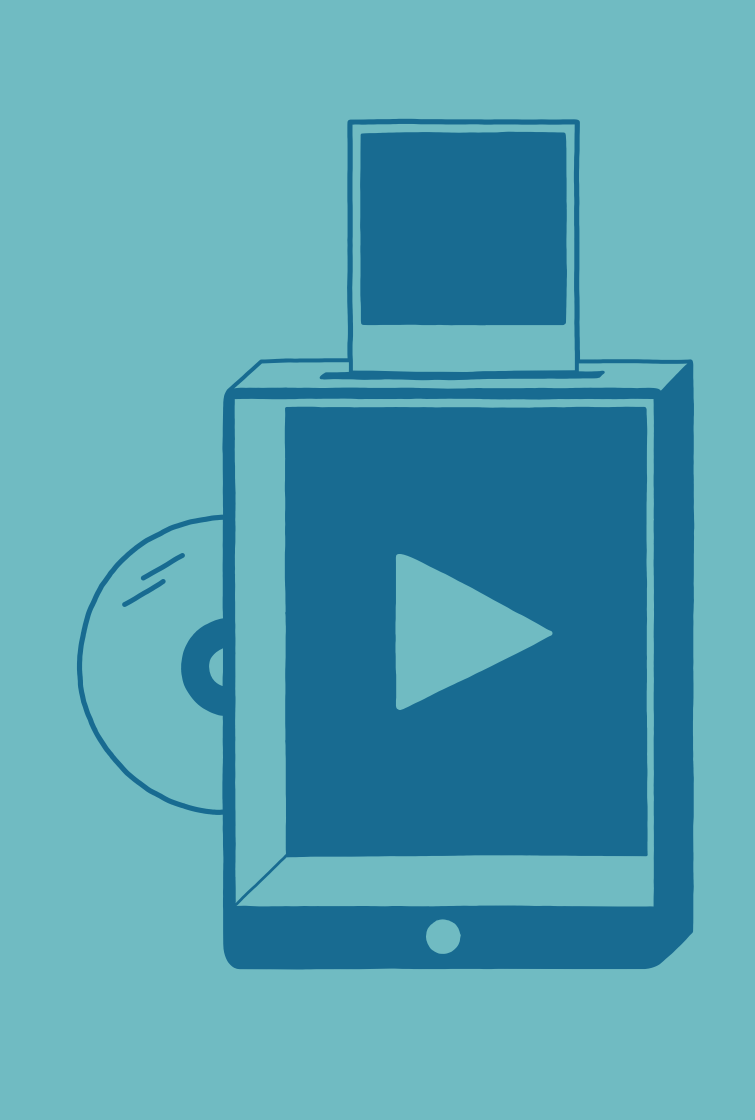 Illustration zur Mediathek der ZEIT Verlagsgruppe